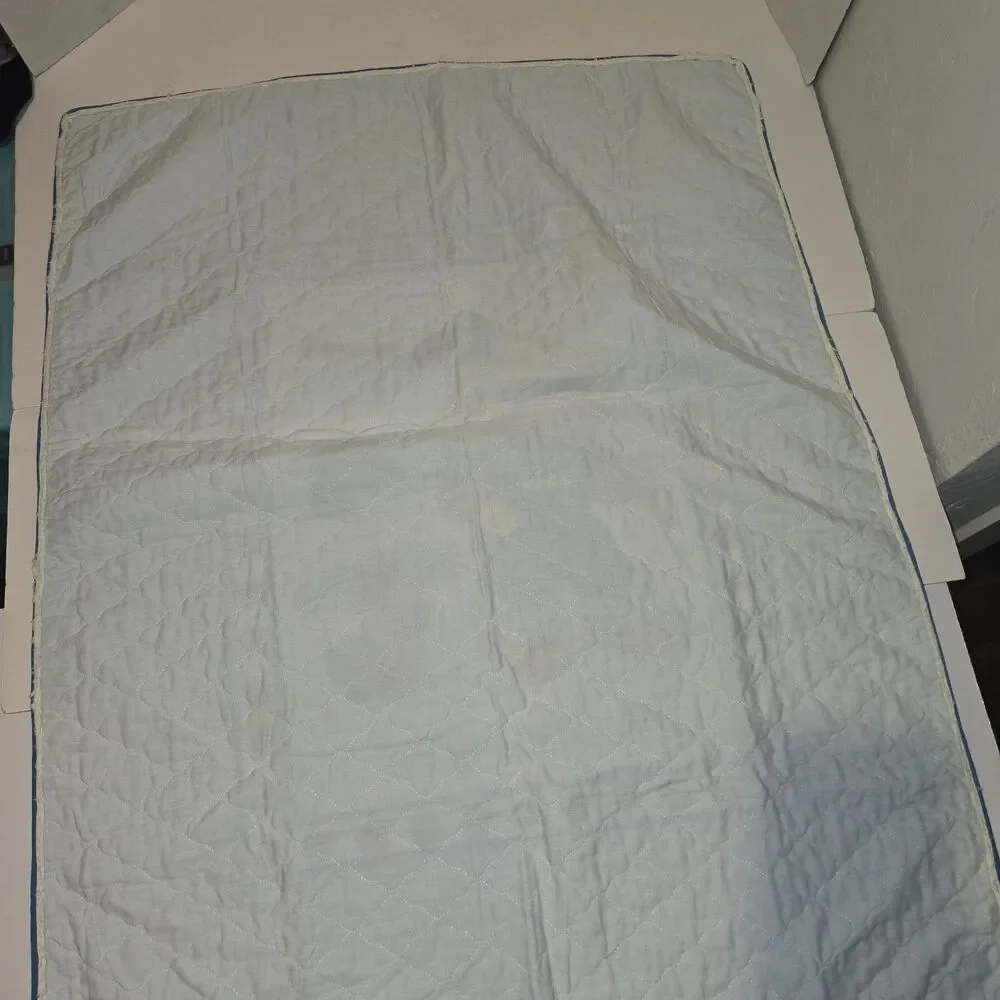 Vtg Huckleberry Pie Strawberry Shortcake Handmade Baby Quilt Blanket 33x42 #219